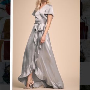 BHLDN Phoebe Dress - Fog - bridesmaid